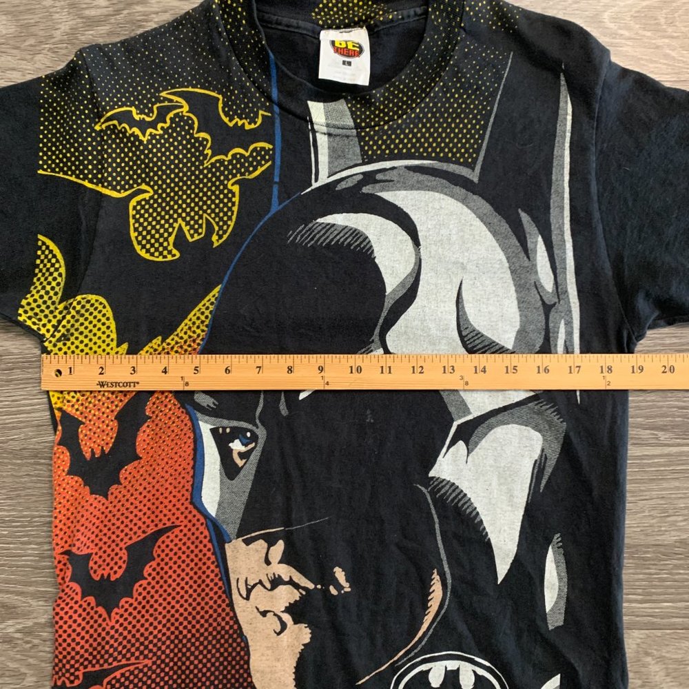 Vintage Batman Retruns Michael Keaton AOP Shirt Sz. L 1991 DC Comics - Picture 4 of 8